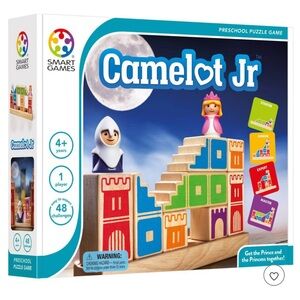 Camelot Jr Preschool Puzzle Game - Multicolor Wooden Blocks